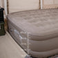 Outdoor tent air mattress with raised air mattress